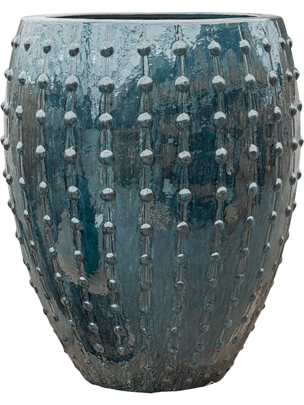 Laos Plant Pot 80cm Height 45cm Dia Emperor Ocean Blue