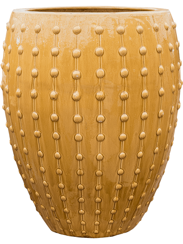 Laos Plant Pot 80cm Height 45cm Dia Emperor Ochre