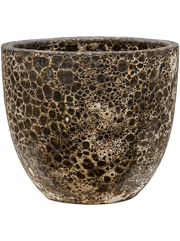Baq Lava Plant Pot 34cm Height 30cm Dia Couple Relic Black
