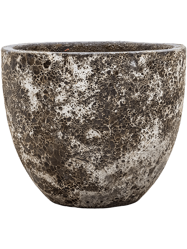 Baq Lava Plant Pot 48cm Height 48cm Dia Couple Relic Black