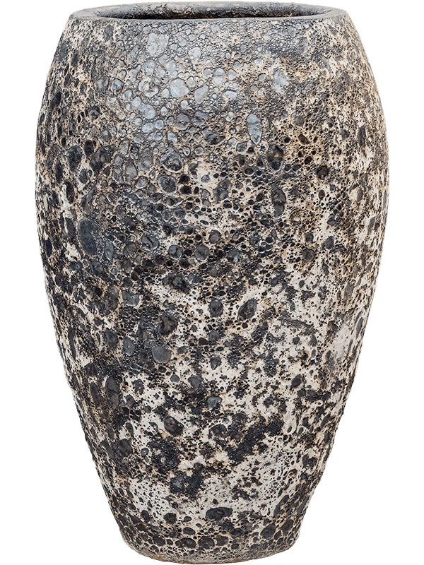 Baq Lava Plant Pot 75cm Height 31cm Dia Emperor Relic Black