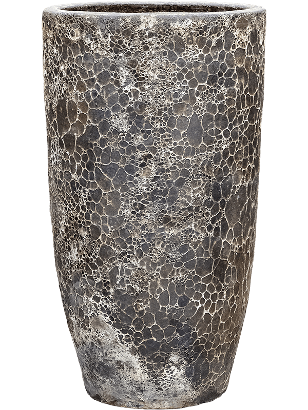 Baq Lava Plant Pot 105cm Height 49cm Dia Partner Relic Black