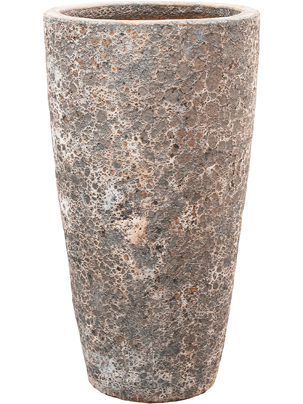 Baq Lava Plant Pot 65cm Height 29cm Dia Partner Straight Relic Rust Metal