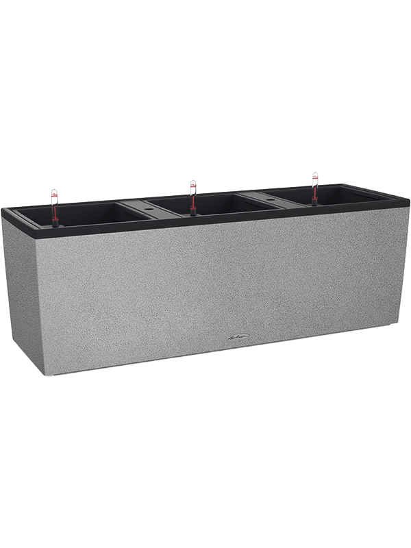 Lechuza Trio Stone 30 Plant Pot 34cm Height 30cm Dia All Inclusive set stone gray