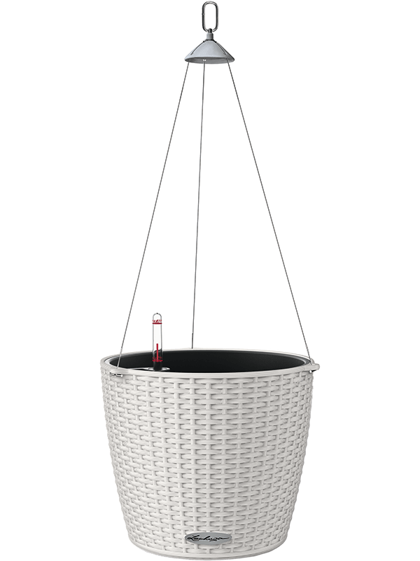 Lechuza Nido Cottage 28 Plant Pot 23cm Height 24cm Dia All inclusive set light grey