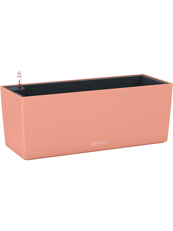 Lechuza Balconera Color 50 Plant Pot 19cm Height 17cm Dia All Inclusive Set Coral Red