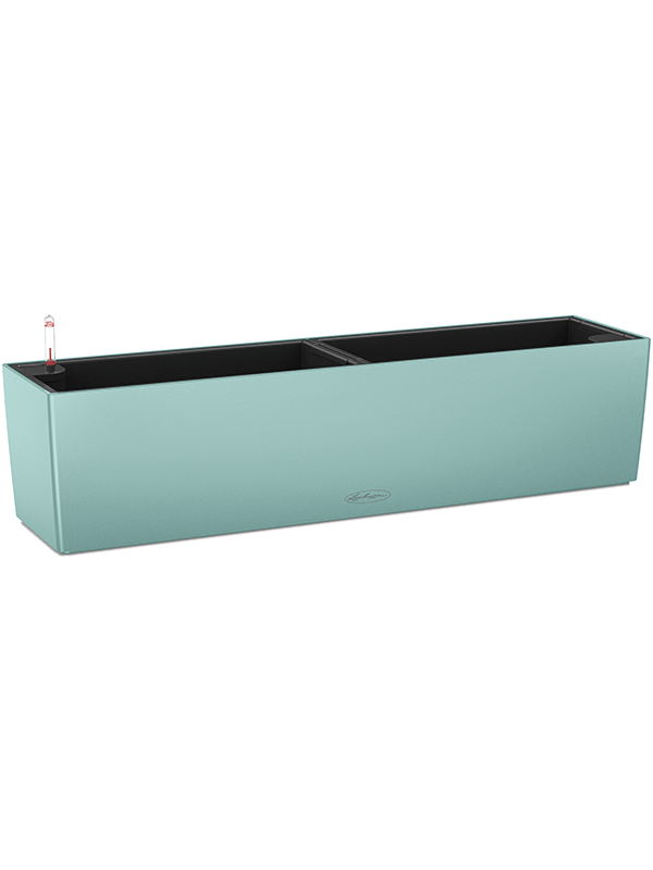 Lechuza Balconera Color 80 Plant Pot 19cm Height 17cm Dia All Inclusive Set Pastel Green
