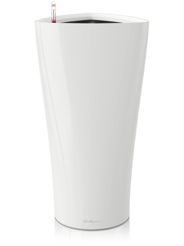 Lechuza Premium Delta 40 Plant Pot 75cm Height 33cm Dia All Inclusive Set White