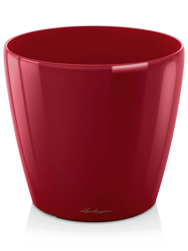 Lechuza Classico Plant Pot 32cm Height 33cm Dia Scarlet Red High-gloss