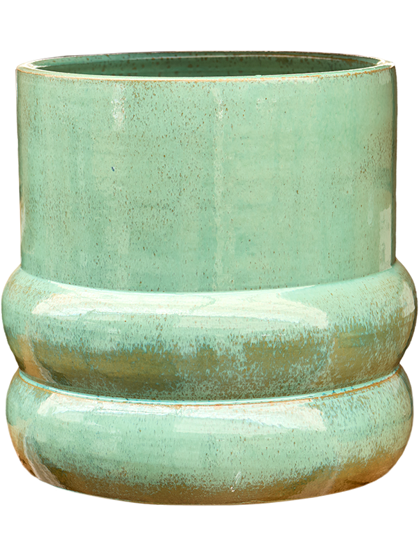 Adagio Plant Pot 32cm Height 26cm Dia Pot Reactive Green