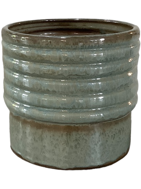 Doom Plant Pot 30cm Height 30cm Dia Pot Reactive Grey Blue