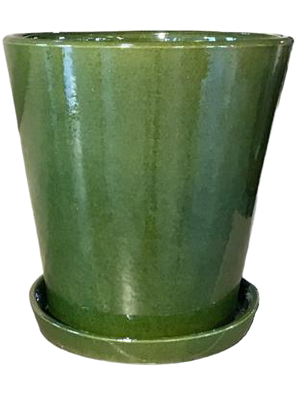 Vibe Plant Pot 40cm Height 37cm Dia Pot Green