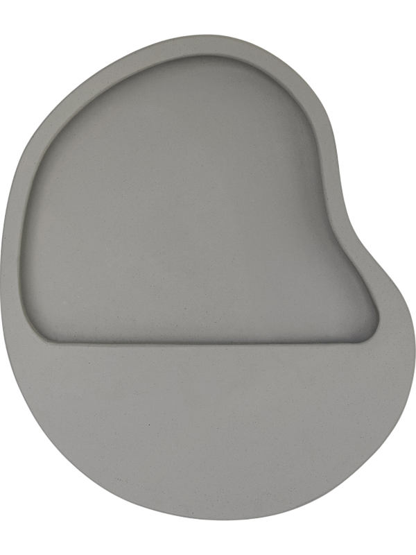 Wallhanger Organic Plant Pot 8cm Height 24cm Dia #1 Clay