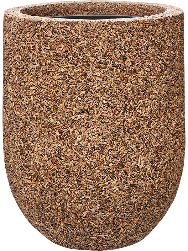 Baq Naturescast Plant Pot 40cm Height 24cm Dia Couple Natural (with liner)