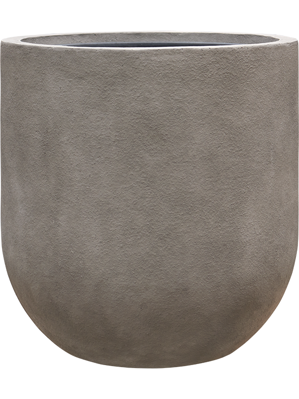 Baq Nucast Plant Pot 50cm Height 38cm Dia Couple Elephant Grey (with liner)