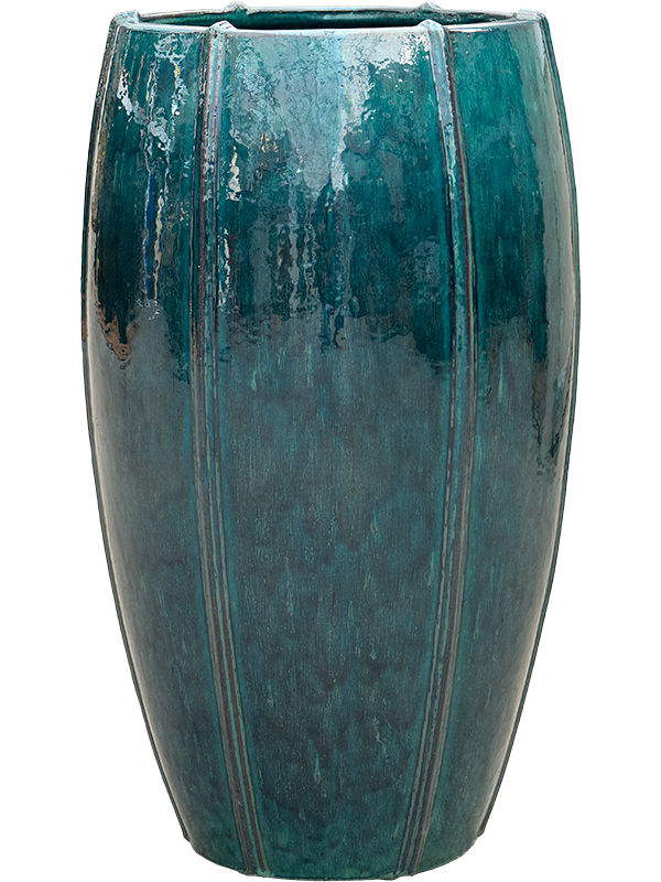 Moda Plant Pot 74cm Height 32cm Dia Emperor Ocean Blue