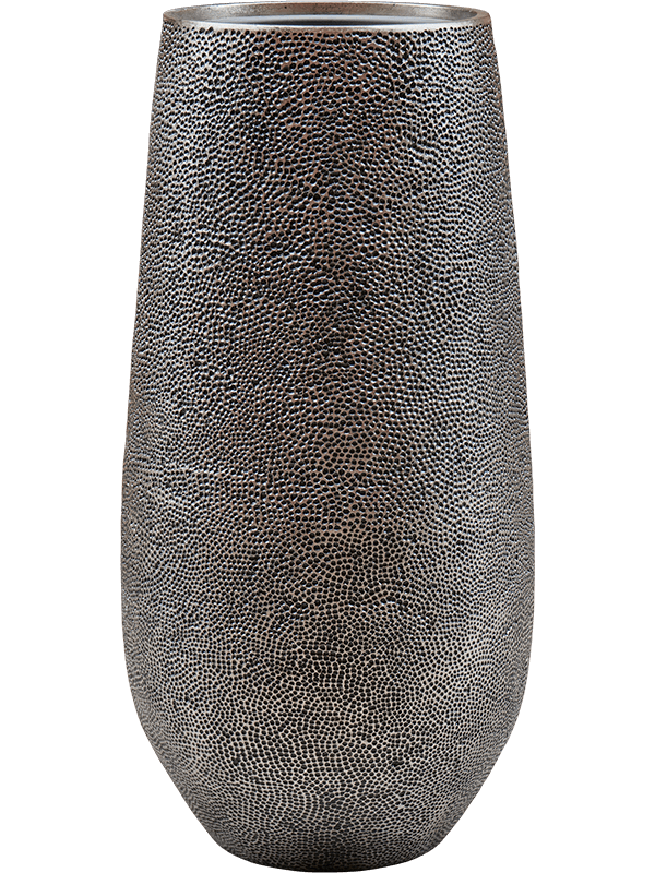 Baq Opus Hit Plant Pot 100cm Height 32cm Dia Darcy High Silver (with liner)