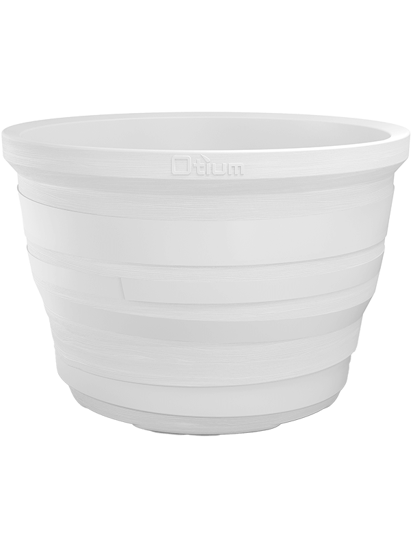 Otium Plant Pot 55cm Height 73cm Dia Lignum White