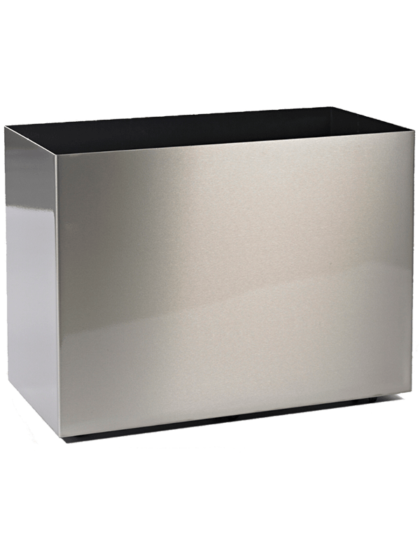 Parel Plant Pot 75cm Height 33cm Dia Stainless steel brushed on felt (2mm)
