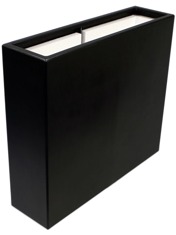 Vepo Betula Plant Pot 80cm Height 17cm Dia Rectangle Anthracite