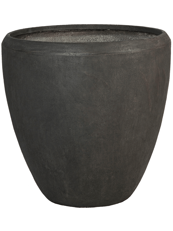 Baq Polystone Plain Plant Pot 80cm Height 71cm Dia Couple Smoke