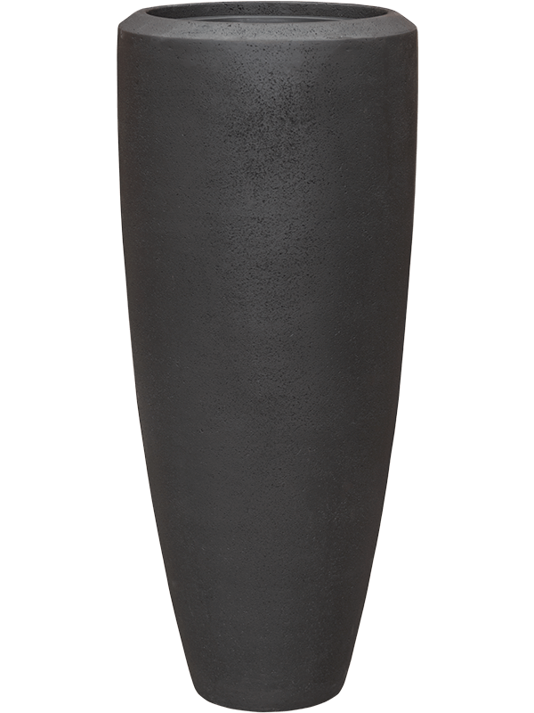 Baq Polystone Plain Plant Pot 90cm Height 27cm Dia Partner Smoke (with liner)