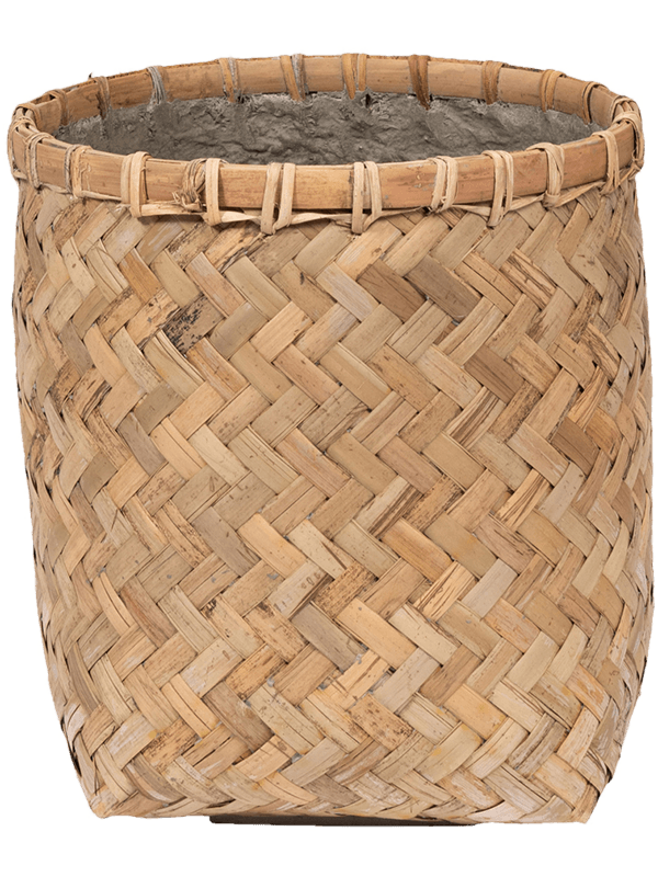 Bohemian Plant Pot 33cm Height 30cm Dia Zayn XXXS Bamboo