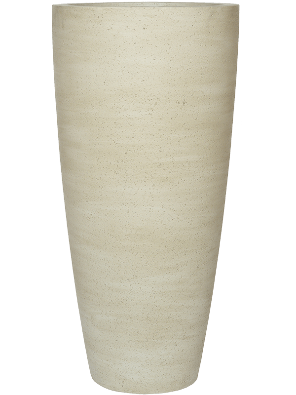 Cement & Stone Plant Pot 100cm Height 40cm Dia Dax XL Beige Washed