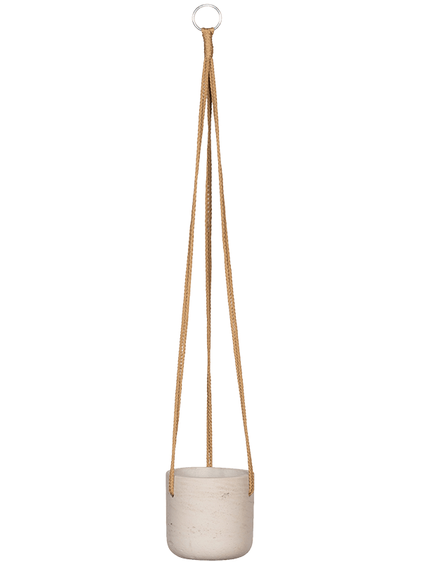 Rough Plant Pot 12cm Height 10cm Dia Charlie (hanging) XS Grey Washed