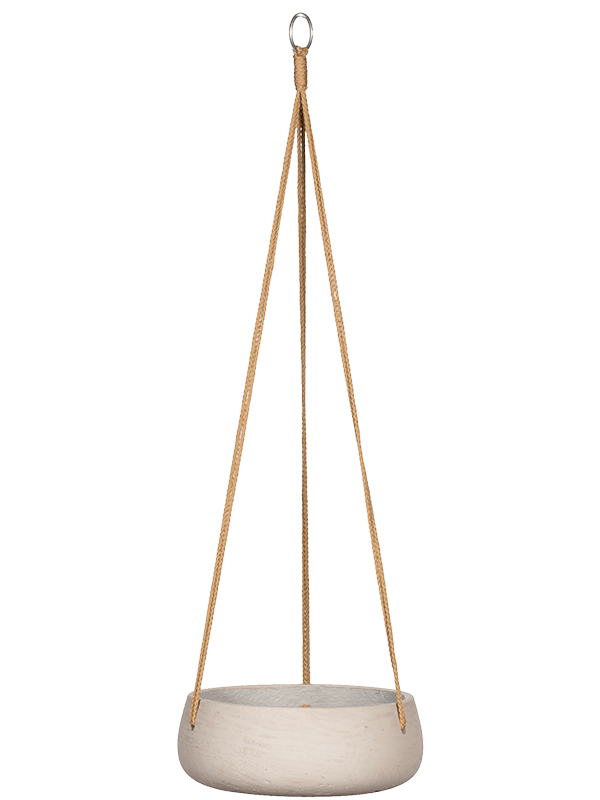 Rough Plant Pot 9cm Height 20cm Dia Eileen (hanging) S Grey Washed