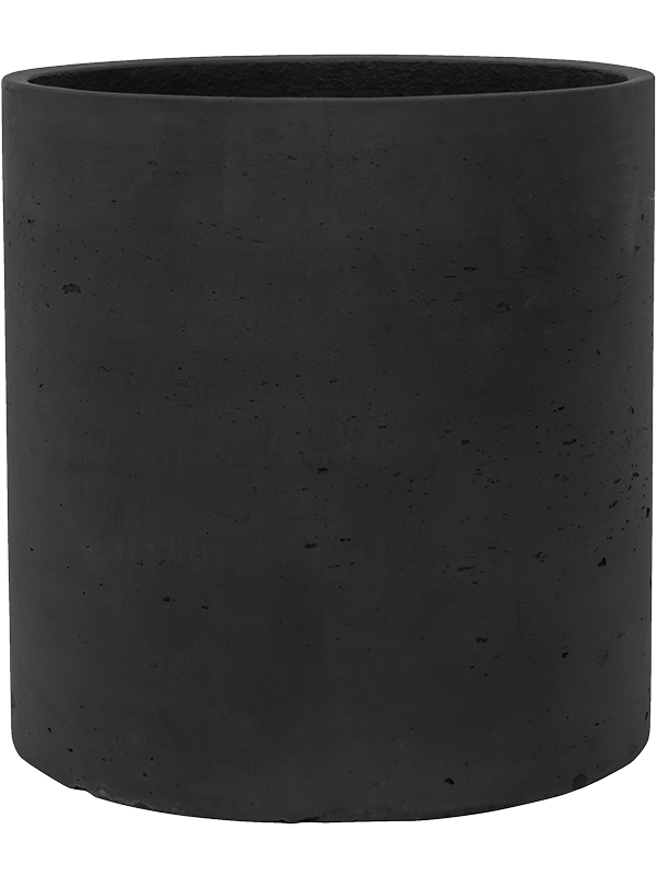 Rough Plant Pot 40cm Height 37cm Dia Max M Black Washed