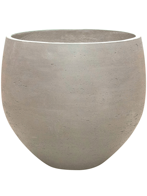 Rough Plant Pot 43cm Height 40cm Dia Orb M grey washed