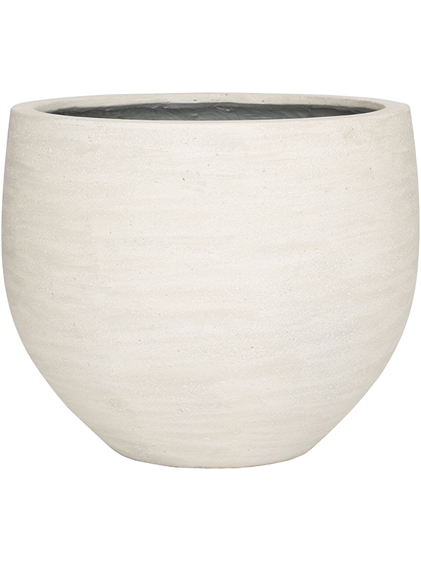 Urban Plant Pot 57cm Height 58cm Dia Jumbo Orb XS Ivory Washed