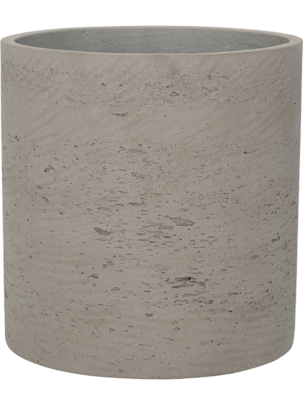 Rough Plant Pot 20cm Height 18cm Dia Puk M Grey Washed