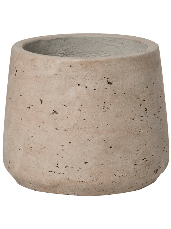 Rough Plant Pot 11cm Height 10cm Dia Patt S Grey Washed