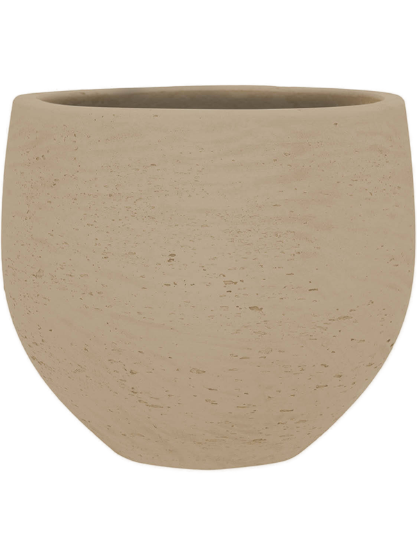 Rough Plant Pot 28cm Height 27cm Dia Mini Orb L Clay Washed