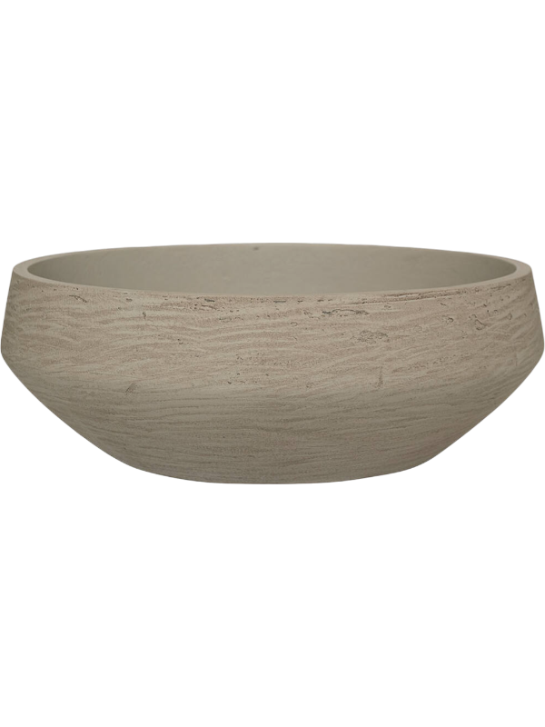 Rough Plant Pot 9cm Height 25cm Dia Madu S Grey Washed