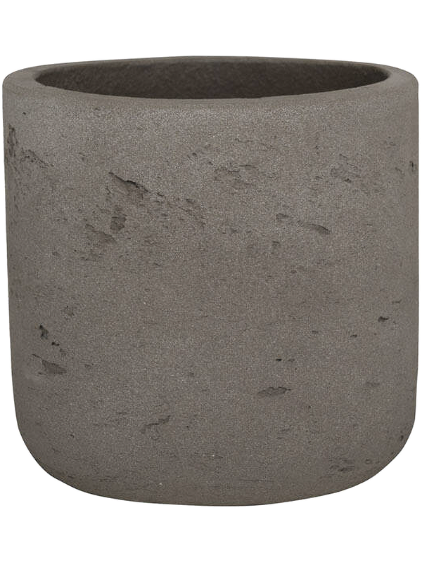 Rough Plant Pot 18cm Height 16cm Dia Charlie M Mocha Washed
