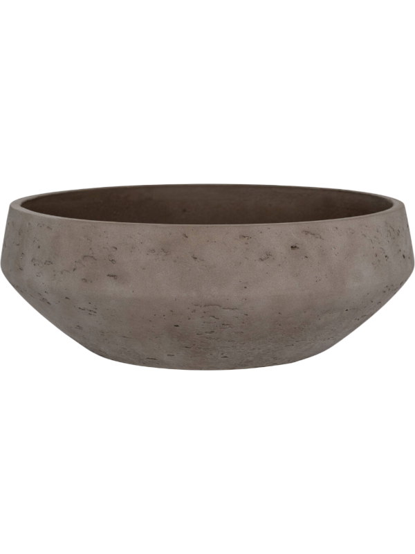 Rough Plant Pot 12.5cm Height 32cm Dia Madu M Mocha Washed