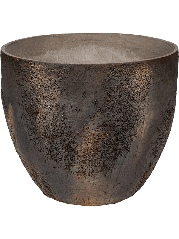 Oyster Plant Pot 52cm Height 58cm Dia Jesslyn M Imperial Brown
