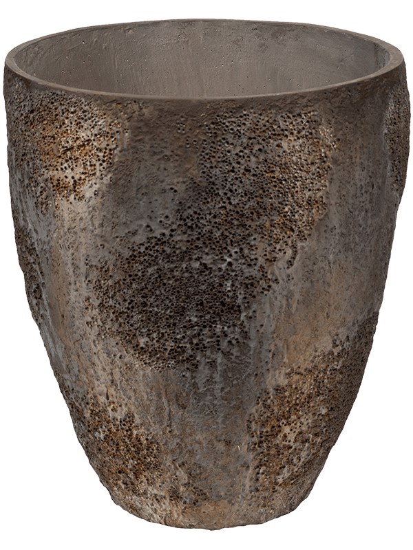 Oyster Plant Pot 48cm Height 41cm Dia Bernd M Imperial Brown