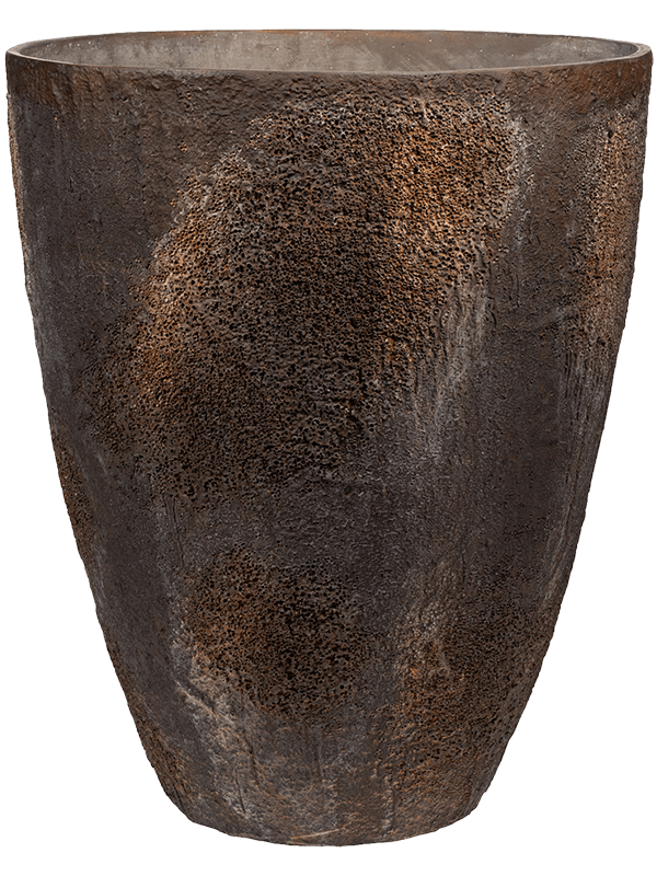 Oyster Plant Pot 83cm Height 68cm Dia Oliver L Imperial Brown