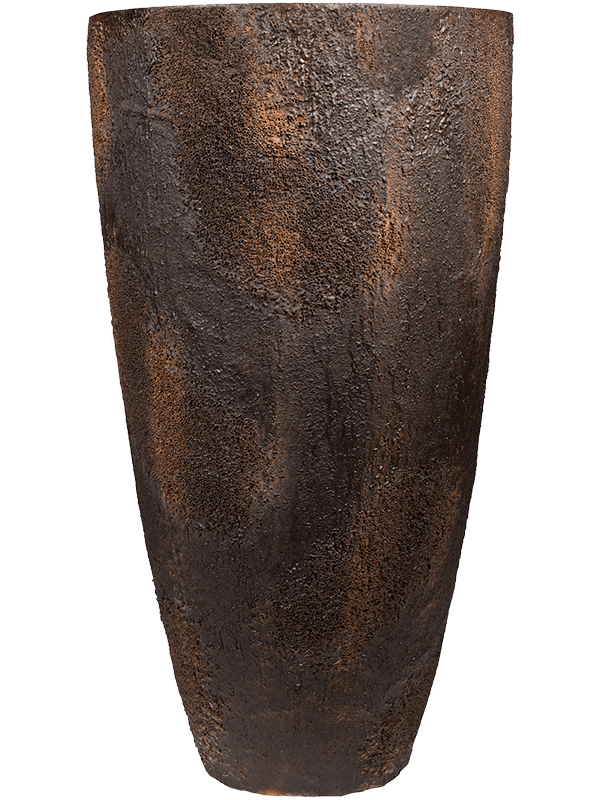 Oyster Plant Pot 126cm Height 66cm Dia Hugo XXL Imperial Brown