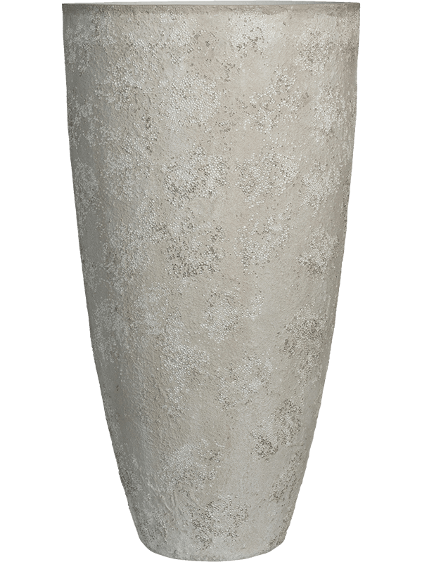 Oyster Plant Pot 126cm Height 66cm Dia Hugo XXL Imperial White