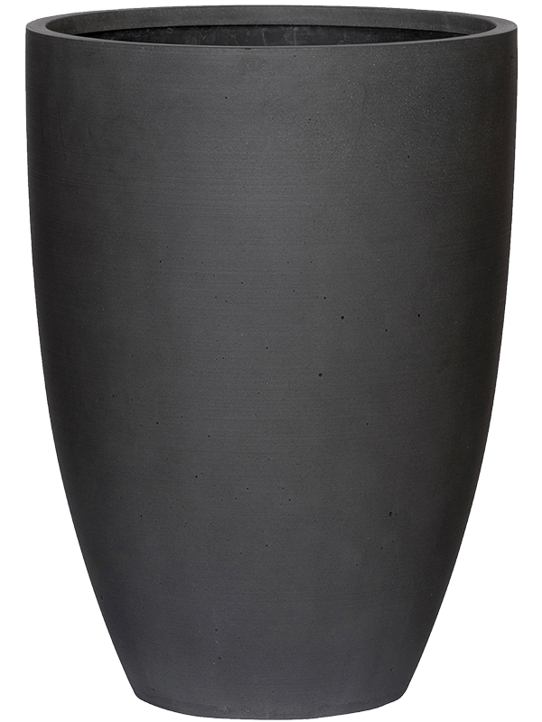 Refined Plant Pot 55cm Height 36cm Dia Ben L Volcano Black