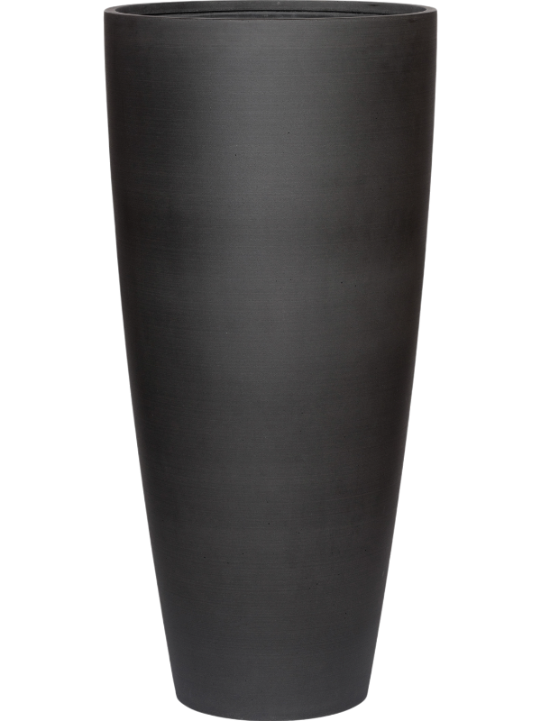 Refined Plant Pot 99cm Height 43cm Dia Dax XL Volcano Black