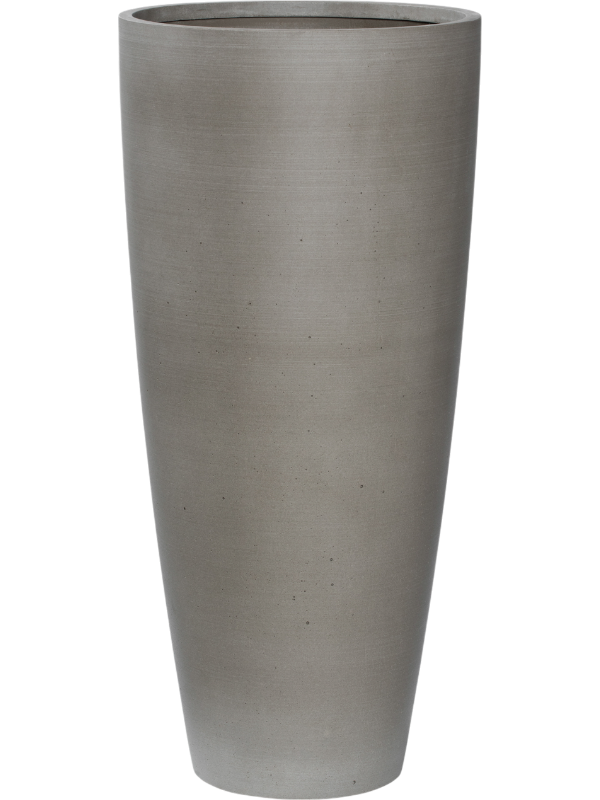 Refined Plant Pot 80cm Height 34cm Dia Dax L Clouded Grey