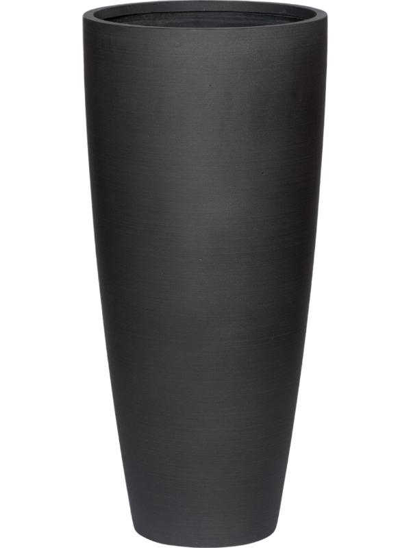 Refined Plant Pot 80cm Height 34cm Dia Dax L Volcano Black