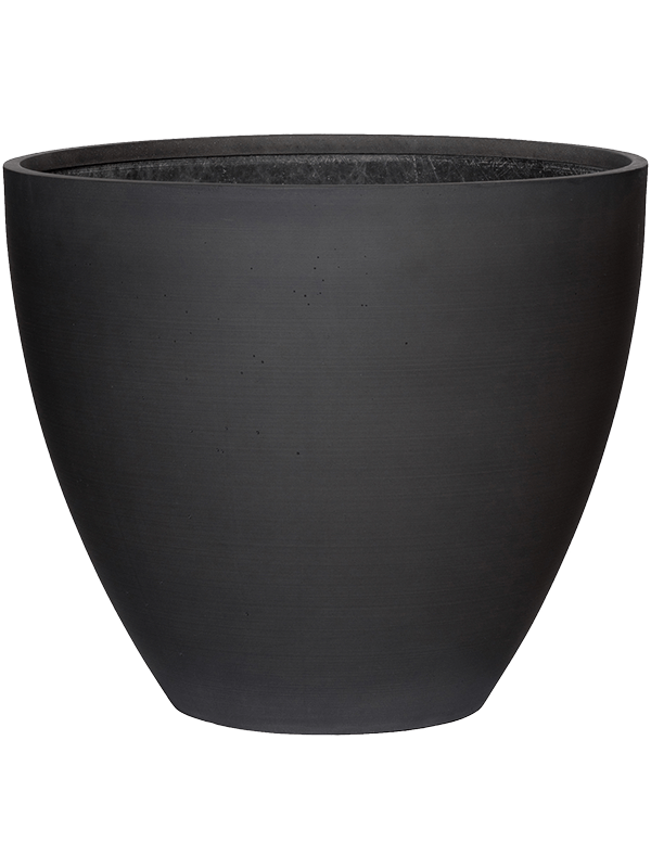 Refined Plant Pot 44cm Height 47cm Dia Jesslyn S Volcano Black