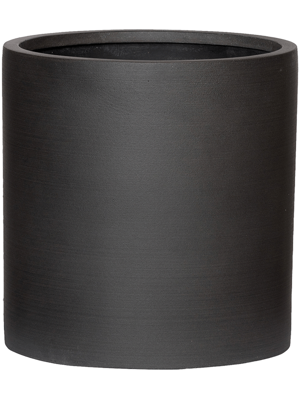 Refined Plant Pot 29cm Height 26cm Dia Max S Volcano Black